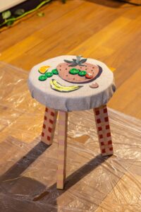 Stool design at Design for a Difference Workshop 2025