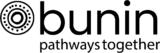 bunin logo bw tagline linear